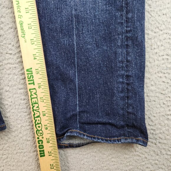 Classic Rider Jeans Womens 6/28 Lucky Brand Straight Leg Mid Rise Cropped Denim - Picture 6 of 11